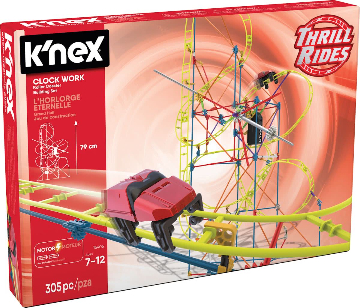 KNEX Clock Work - Achtbaan